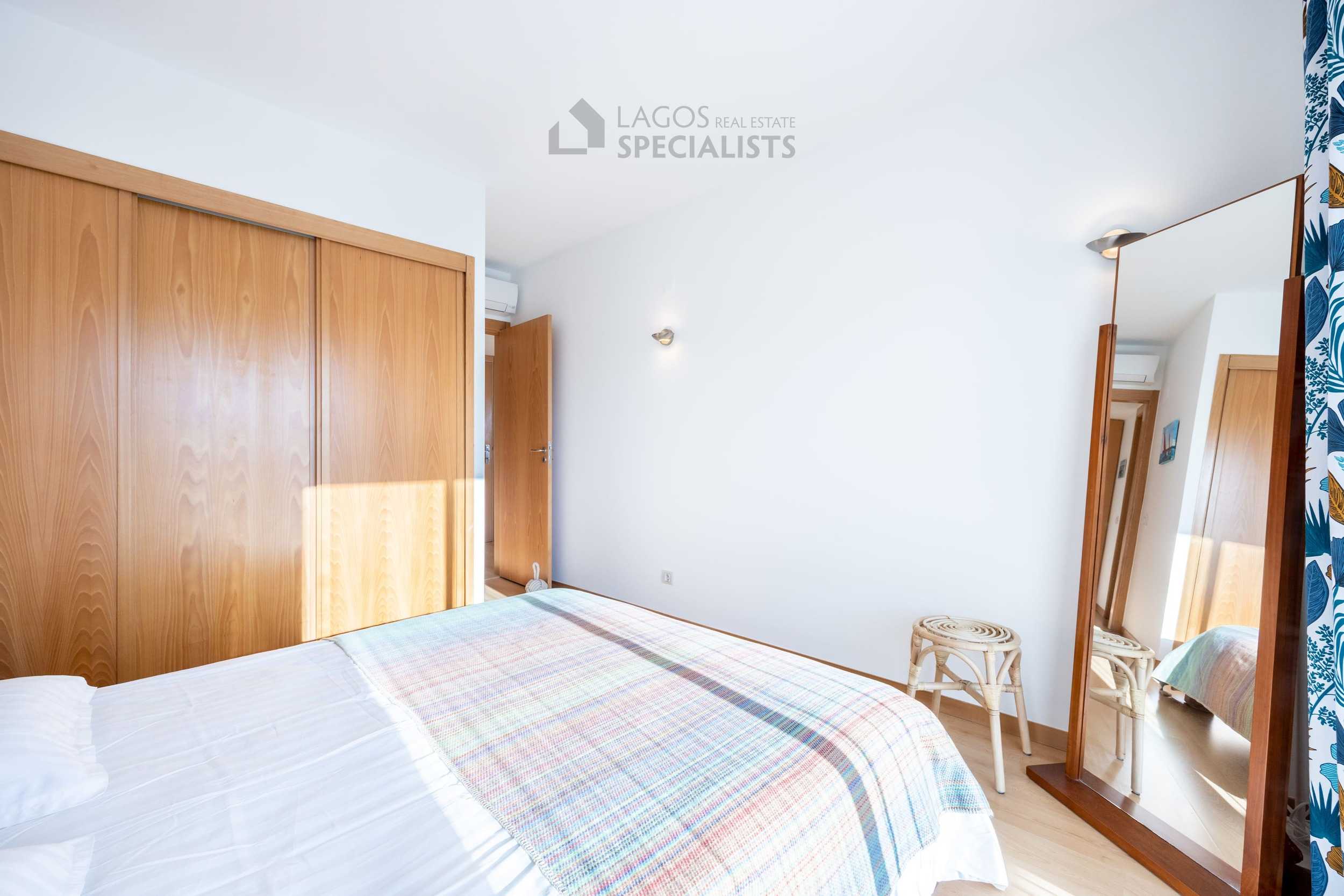 Top floor bedroom with natural light in prime Lagos Marina apartment