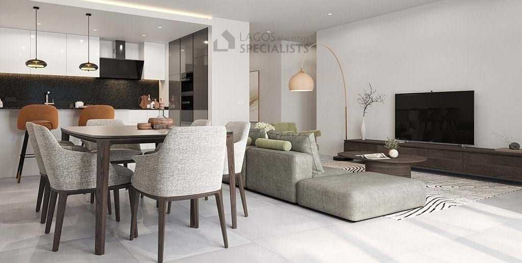 Spacious dining area