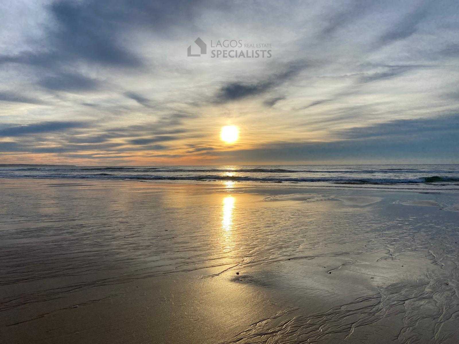 Sunset at Meia Praia, close to Marina Lagos