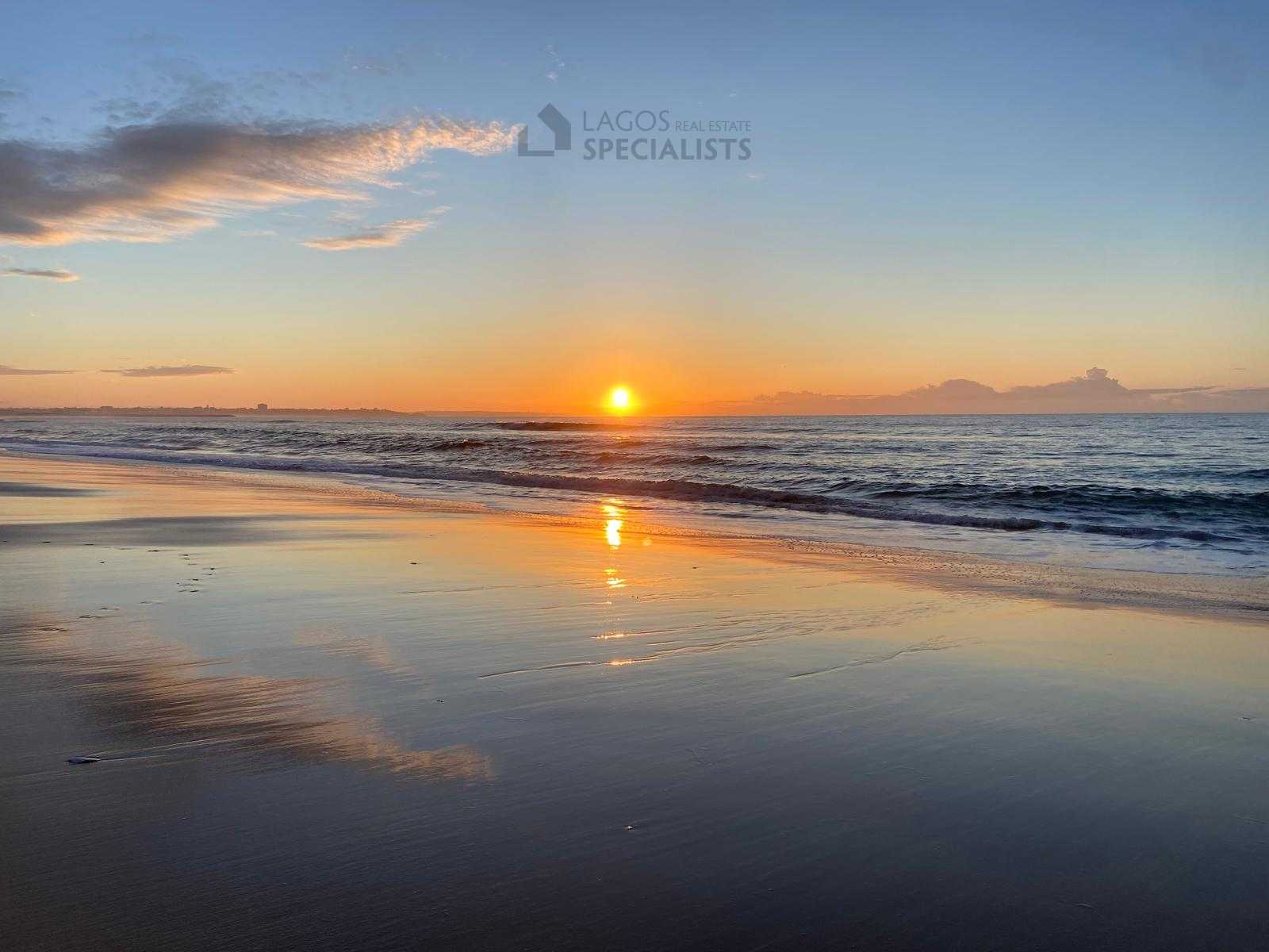 Sunset at Meia Praia, close to Marina Lagos